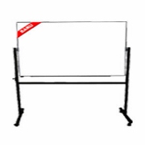 Papan Tulis (Whiteboard) Stand Double Face Sanko 90 x 180 cm